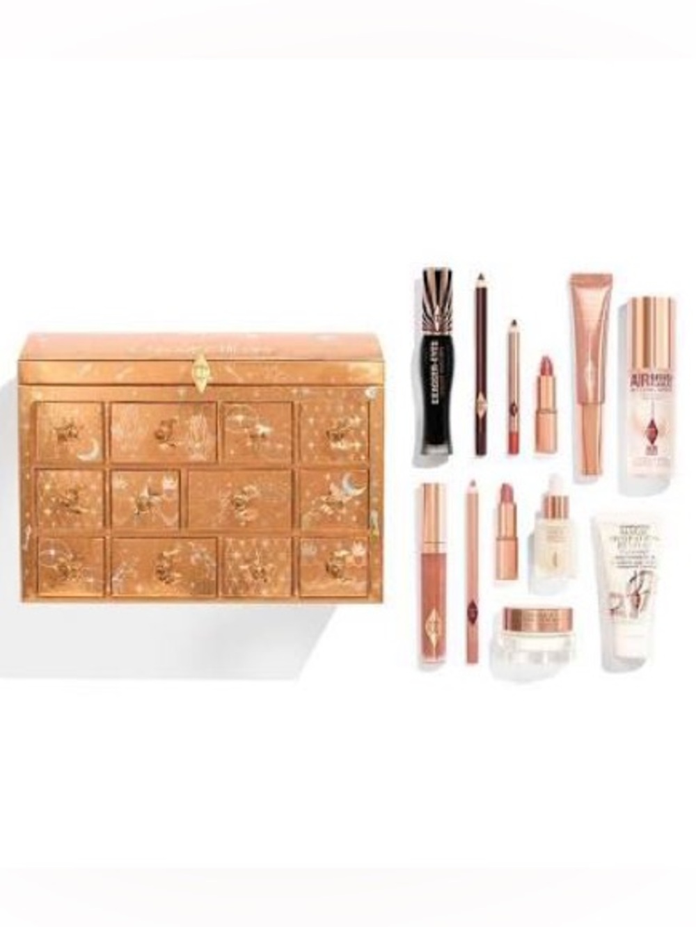Charlotte Tilbury Beauty Treasure Chest 2025 Advent Calendar Brand New holiday